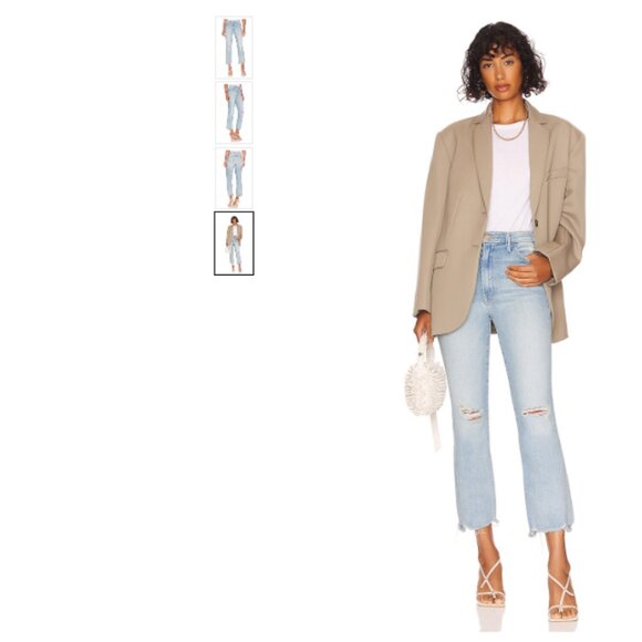 MOTHER | The Hustler Ankle Chew (Petal Plucker) Size 30 NWT - Picture 4 of 10